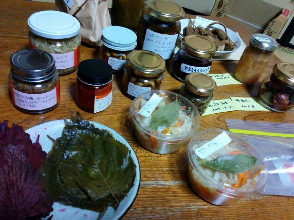 中秋の保存食交換会