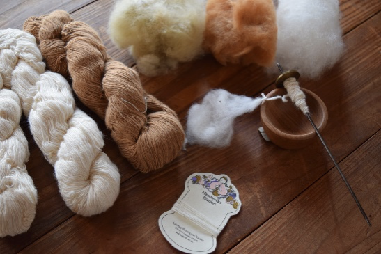 綿の糸紡ぎと手織り